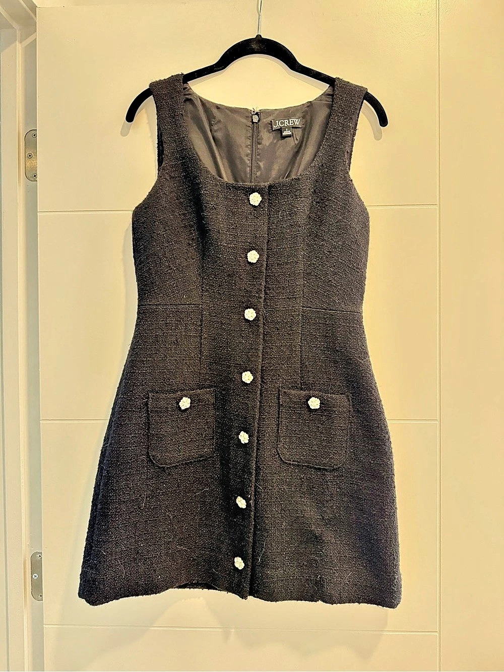 J.Crew Mini Dress Gray Size 2 Like New